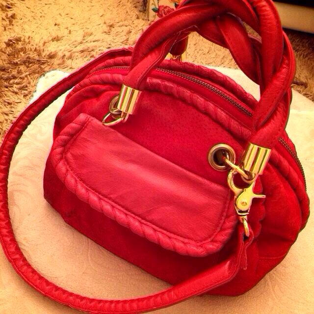 Casselini(キャセリーニ)の赤バック♡ レディースのバッグ(ハンドバッグ)の商品写真