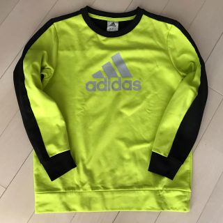 アディダス(adidas)のadidas アディダス 派手めイエローがカッコいいトレーナー 150(Tシャツ/カットソー)