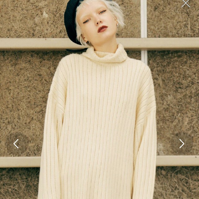 jouetie(ジュエティ)のjouetie☆リブチュニックニット レディースのトップス(ニット/セーター)の商品写真