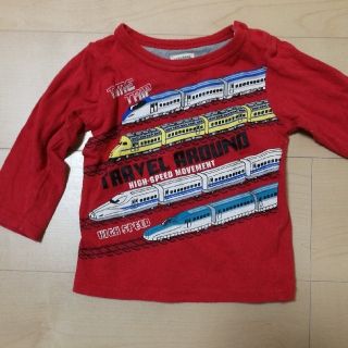 マザウェイズ(motherways)のゆうまま様専用　90 マザウェイズ　長袖Tシャツ　保育園　新幹線　(Tシャツ/カットソー)