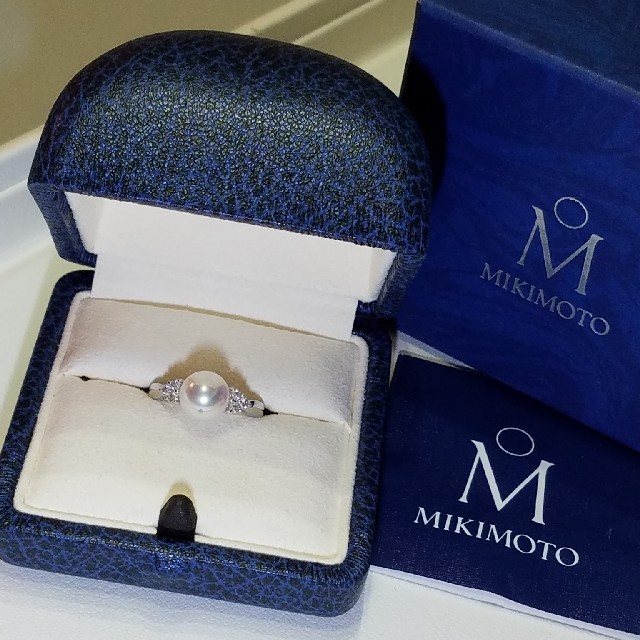 MIKIMOTO(ミキモト)のオシャレ上級者アイテム👑現行品MIKIMOTOあこや真珠&ダイヤモンドリング レディースのアクセサリー(リング(指輪))の商品写真