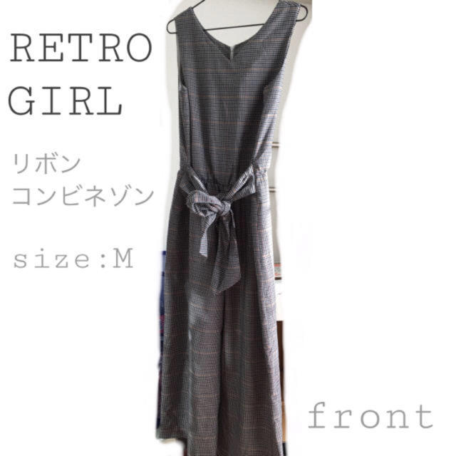 RETRO GIRL(レトロガール)のリボンコンビネゾン レディースのパンツ(オールインワン)の商品写真