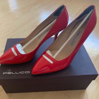 ペリーコ(PELLICO)のpelleco ペリーコ 赤ハイヒール 格安！(ハイヒール/パンプス)