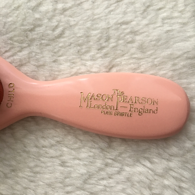 MASON PEARSON(メイソンピアソン)のメイソンピアソン ブラシ ピンク チャイルドブリッスル コスメ/美容のヘアケア/スタイリング(ヘアブラシ/クシ)の商品写真