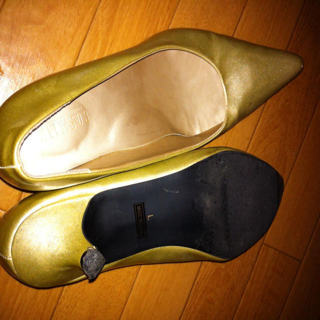 ☆ローヒール ポインテッド パンプス☆L レディースの靴/シューズ(ハイヒール/パンプス)の商品写真