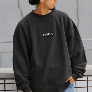 ルーカ(RVCA)のルーカ トレーナー スウェット 黒M(スウェット)