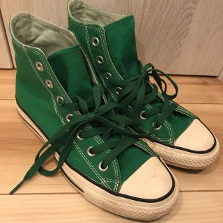 コンバース(CONVERSE)のコンバース  ハイカット グリーン(スニーカー)