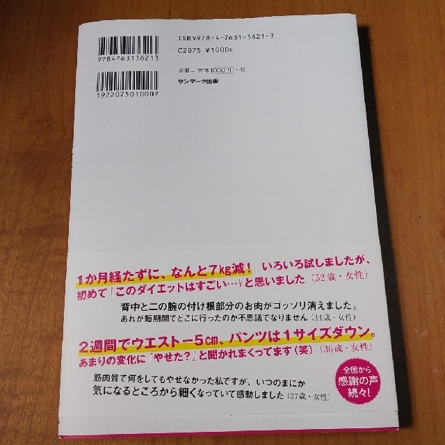 サンマーク出版(サンマークシュッパン)の体幹リセットダイエット エンタメ/ホビーの本(趣味/スポーツ/実用)の商品写真