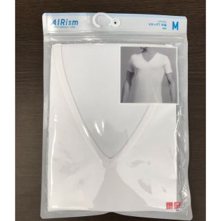 ユニクロ(UNIQLO)の【MENS】エアリズム AIRism VネックT White(その他)