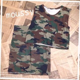 マウジー(moussy)のmoussy カモフラ柄セットアップ(セット/コーデ)