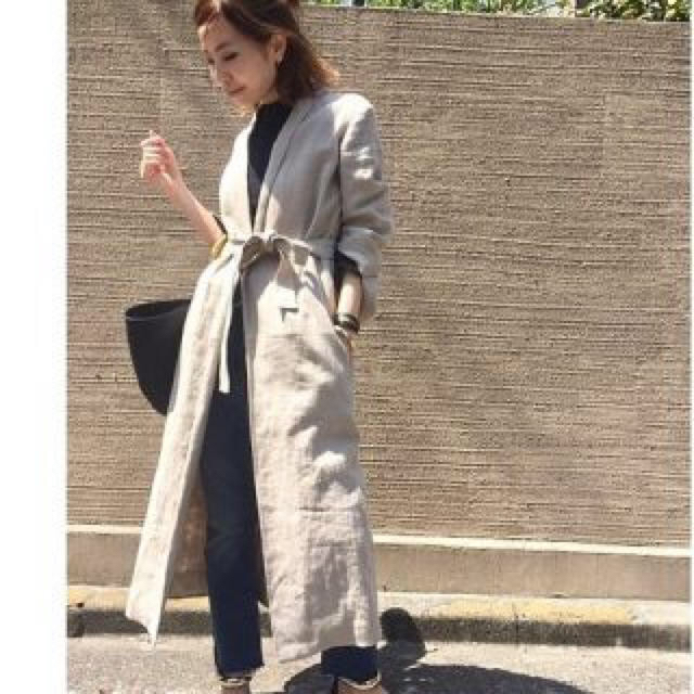 買取り実績 MADISONBLUE - ☆美品☆MADISON BLUEリネンガウンコート