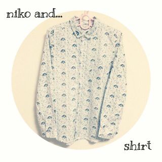 ニコアンド(niko and...)のnikoand DOGプリントシャツ(シャツ/ブラウス(長袖/七分))