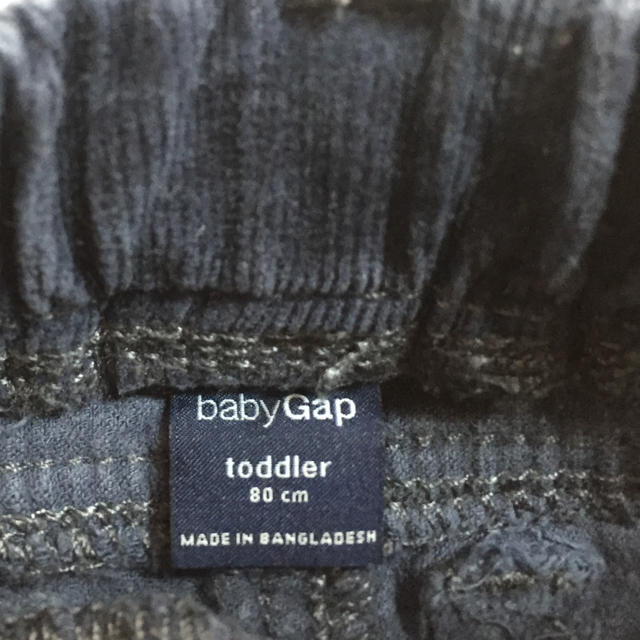 babyGAP(ベビーギャップ)の美品★コーデュロイパンツ80★ベビーGAP キッズ/ベビー/マタニティのベビー服(~85cm)(パンツ)の商品写真