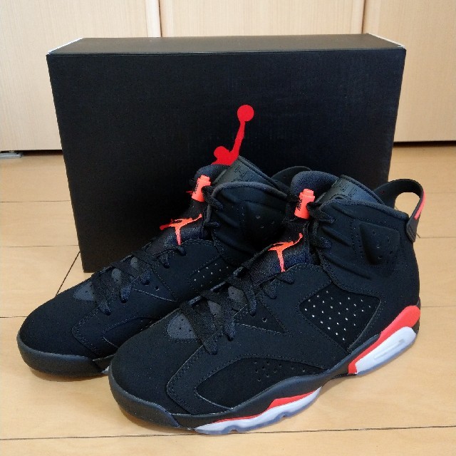 NIKE AIR JORDAN 6 BLACK/INFRARED 28cm