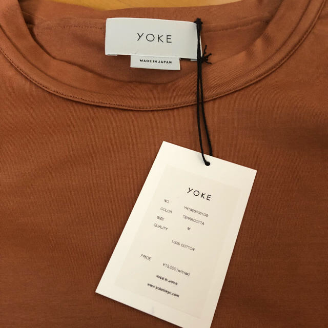 M YOKE INSIDE OUT T-SHIRTS tシャツ テラコッタ