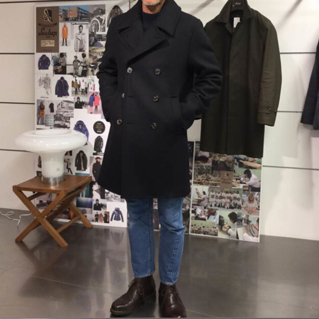 保存版】 - YORK NEW BARNEYS シーラップ 46 ネイビー ピーコート