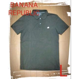 バナナリパブリック(Banana Republic)のBanana Republic鹿の子ポロシャツ Lサイズ(ポロシャツ)