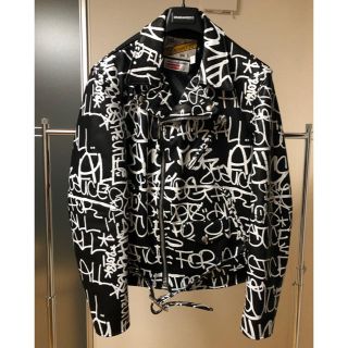 シュプリーム(Supreme)の国内正規 18AW supreme×ギャルソンコラボ ライダースJKT(ライダースジャケット)