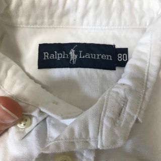 ラルフローレン(Ralph Lauren)のRALPHLAUREN ワイシャツ 80サイズ 男の子女の子(シャツ/カットソー)