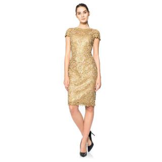 タダシショウジ(TADASHI SHOJI)の新品　タダシショージ ワンピース ドレス ゴールド　ゴージャス(ひざ丈ワンピース)