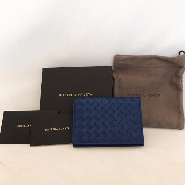 Bottega Veneta(ボッテガヴェネタ)のボッテガヴェネタ イントレチャート 名刺入れ カードケース メンズのファッション小物(名刺入れ/定期入れ)の商品写真