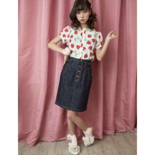 シロップ(syrup.)の送料無料♡定価15120円♡RoseMarie seoir♡イチゴ柄ブラウス美品(シャツ/ブラウス(半袖/袖なし))