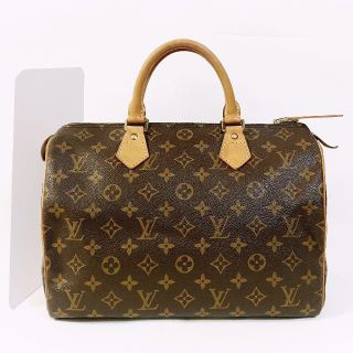 ルイヴィトン(LOUIS VUITTON)の【良品級】ルイヴィトン（モノグラム）スピーディ30　底板付き　男女兼用(ハンドバッグ)