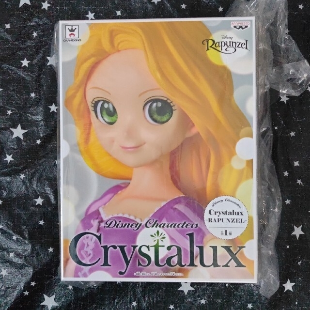 ラプンツェル(ラプンツェル)のＤｉｓｎｅｙ　Ｃｈａｒａｃｔｅｒｓ　Ｃｒｙｓｔａｌｕｘ－ラプンツェル エンタメ/ホビーのフィギュア(アニメ/ゲーム)の商品写真