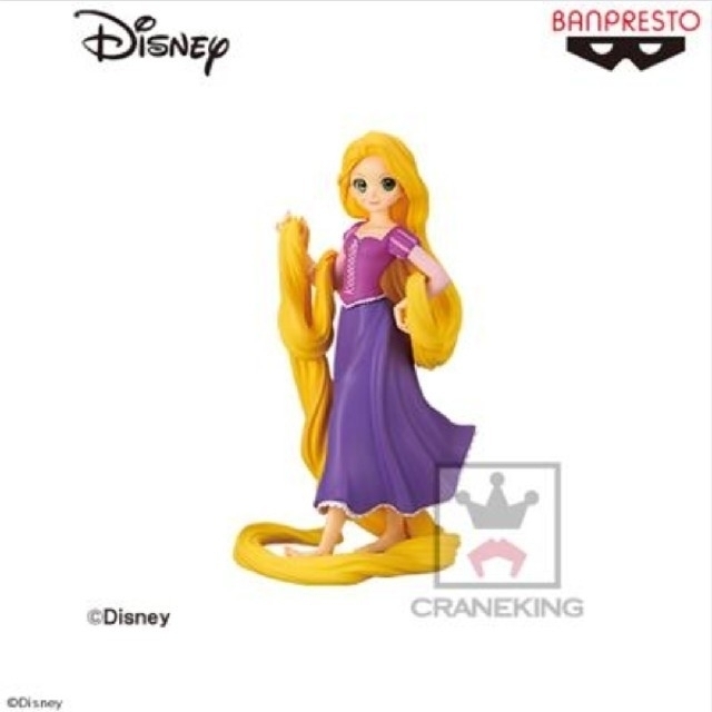 ラプンツェル(ラプンツェル)のＤｉｓｎｅｙ　Ｃｈａｒａｃｔｅｒｓ　Ｃｒｙｓｔａｌｕｘ－ラプンツェル エンタメ/ホビーのフィギュア(アニメ/ゲーム)の商品写真