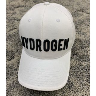 ハイドロゲン(HYDROGEN)のハイドロゲン新品ブランドロゴキャップ人気ホワイトタグ付き送料込み(キャップ)