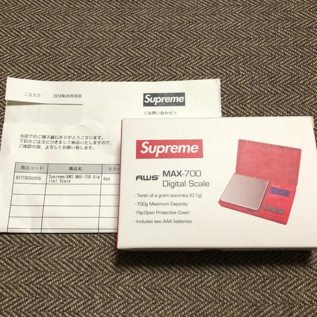 新品未使用 タグ付き Supreme 測り 計り digital scale