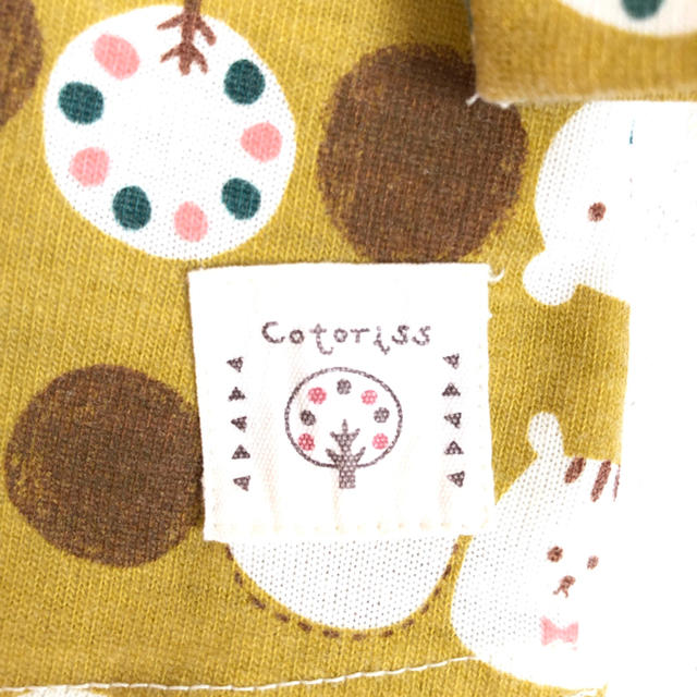 cotoriss どうぶつ柄 トップス 女の子 90サイズ キッズ/ベビー/マタニティのキッズ服女の子用(90cm~)(Tシャツ/カットソー)の商品写真