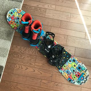 バートン(BURTON)のBurton 子供用 スノーボード一式  3点セット16モデル(ボード)