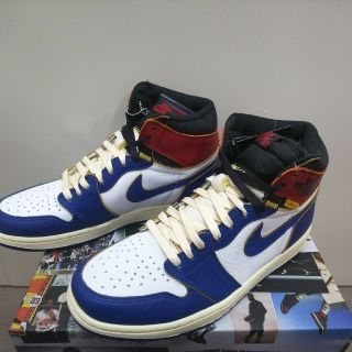 ナイキ(NIKE)の23.5 union jordan blue ユニオン ジョーダン(スニーカー)