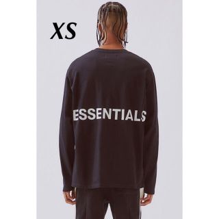 フィアオブゴッド(FEAR OF GOD)のFOG  Essentials クルーネック 長袖Tシャツ ブラック xs(Tシャツ/カットソー(七分/長袖))