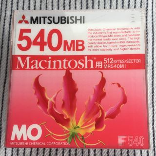 ミツビシ(三菱)のMOディスク 540MB Mac(PC周辺機器)