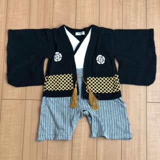 KAGURA様専用 袴ロンパース 男の子 70cm(和服/着物)