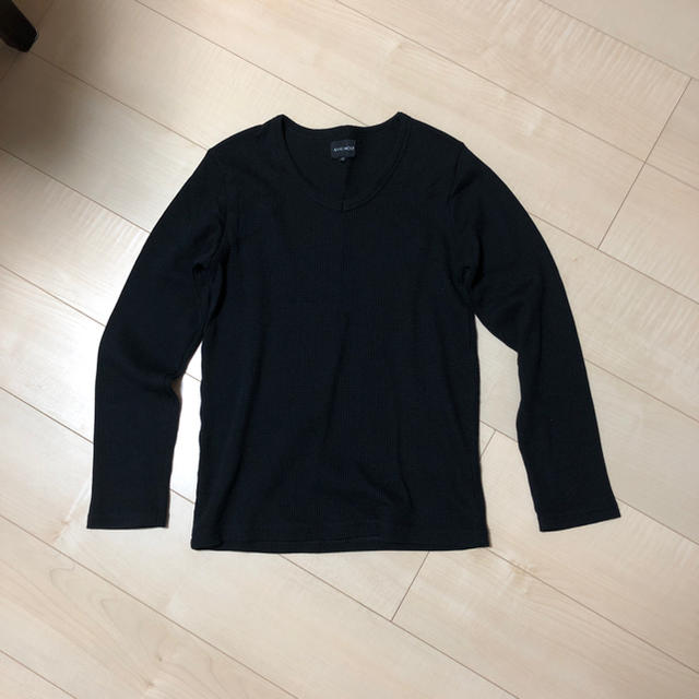 Avail(アベイル)のVネック ワッフルロングTシャツ Mサイズ メンズのトップス(Tシャツ/カットソー(七分/長袖))の商品写真