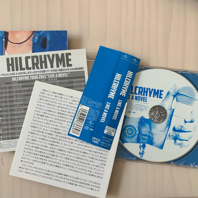 Hilcrhyme LIKE A NOVEL サイト最安値 エンタメ/ホビーのCD(ポップス/ロック(邦楽))の商品写真