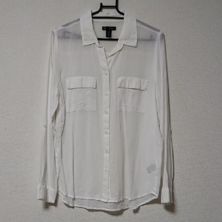 ギャップ(GAP)のホワイトシャツ(シャツ/ブラウス(長袖/七分))