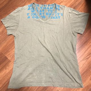 マルタンマルジェラ(Maison Martin Margiela)のMartin Margiela エイズTシャツ Ｌ ここのえタグ (Tシャツ/カットソー(半袖/袖なし))