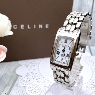 celine - 【動作良好】CELINE セリーヌ 腕時計 レクタンギュラ