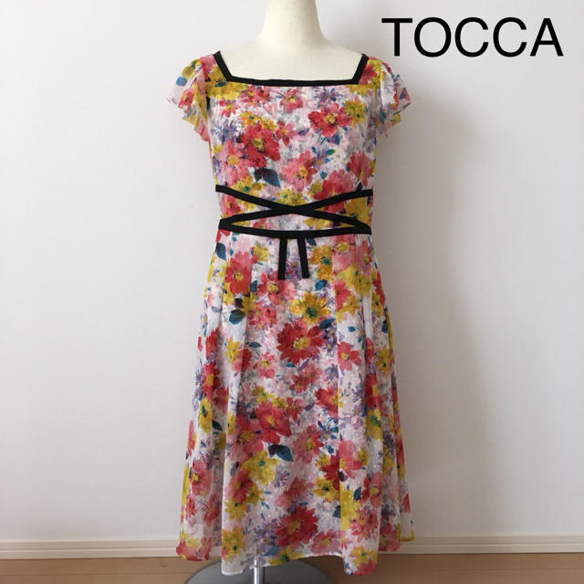 TOCCA(トッカ)のTOCCA クロスリボン ワンピース レディースのワンピース(ひざ丈ワンピース)の商品写真