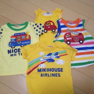 ミキハウス(mikihouse)のミキハウス 90 Tシャツ タンクトップ セット(Tシャツ/カットソー)