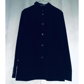 ヨウジヤマモト(Yohji Yamamoto)のYohji Yamamoto シンプルシャツ 黒(シャツ)