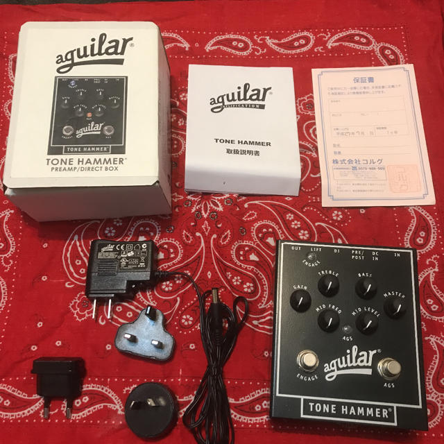 aguilar tone hammer 専用アダプター付き 楽器のベース(ベースエフェクター)の商品写真