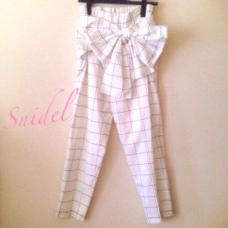 スナイデル(SNIDEL)のismile様お取置♡リボンパンツ(カジュアルパンツ)