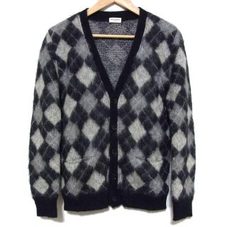 Saint Laurent - 16AW サンローランパリ アーガイル モヘヤ ニット