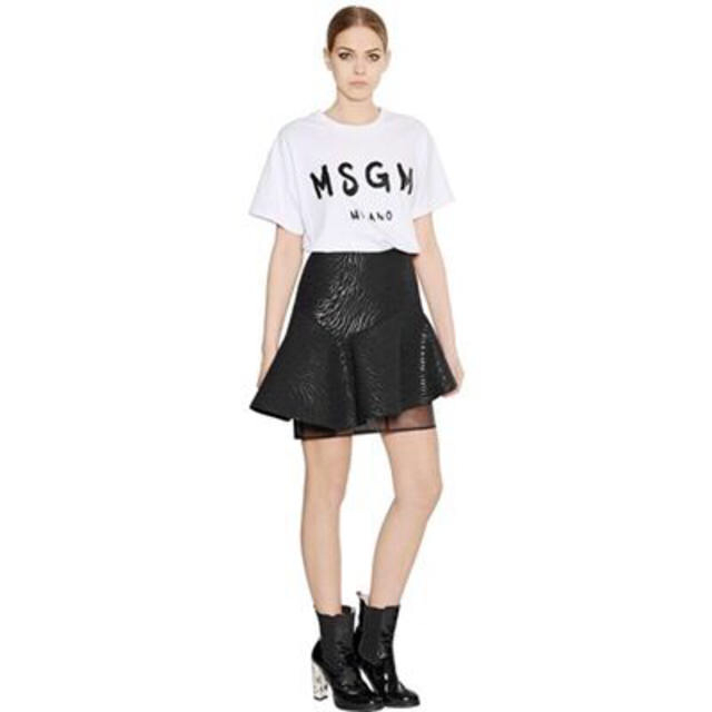 MSGM(エムエスジイエム)のmsgm Tシャツ グレー レディースのトップス(Tシャツ(半袖/袖なし))の商品写真