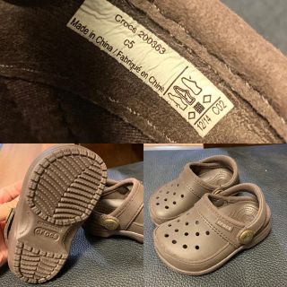 クロックス(crocs)のベビー クロック 13センチ ブラウン(サンダル)